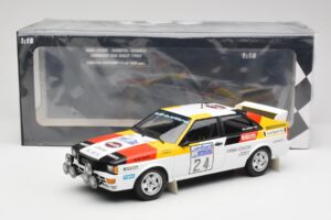 Audi Quattro #24 M. Demuth / M. Daniels Audi Sport Lombard RAC Rally 1982 Minichamps 1:18 155821124 Fém – 6. kép a 6-ből
