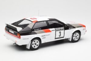 Audi Quattro #3 H. Mikkola / A. Hertz Rally Finland 1982 IXO 1:18 18RMC094A Fém – 2. kép a 6-ből