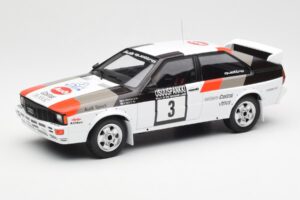 Audi Quattro #3 H. Mikkola / A. Hertz Rally Finland 1982 IXO 1:18 18RMC094A Fém