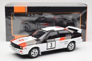 Audi Quattro #3 H. Mikkola / A. Hertz Rally Finland 1982 IXO 1:18 18RMC094A Fém – 6. kép a 6-ből