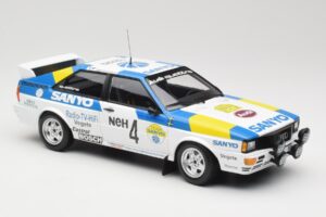 Audi Quattro #4 S. Blomqvist / B. Cederberg Audi Sport Sweden Winners International Swedish Rally 1982 Minichamps 1:18 155821 – 4. kép a 6-ből