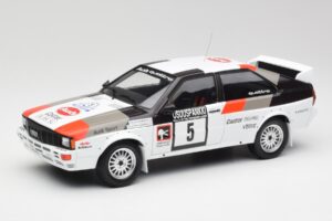 Audi Quattro #5 H. Mikkola / A. Hertz 1000 Lakes Rally 1982 IXO 1:18 18RMC094B Fém