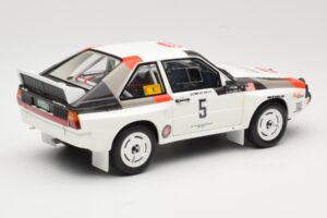 Audi Quattro Sport S1 #5 J. Buffum / N. Wilson Olympus Rally 1986 Otto 1:18 OT1159 Gyanta – 2. kép a 6-ből