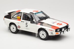 Audi Quattro Sport S1 #5 J. Buffum / N. Wilson Olympus Rally 1986 Otto 1:18 OT1159 Gyanta – 4. kép a 6-ből