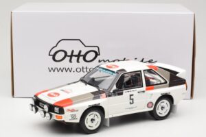 Audi Quattro Sport S1 #5 J. Buffum / N. Wilson Olympus Rally 1986 Otto 1:18 OT1159 Gyanta – 6. kép a 6-ből