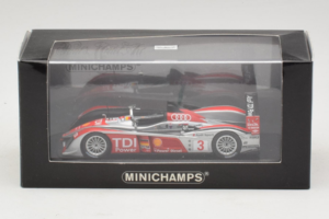 Audi R10 TDI LMP1 #3 L. Luhr / A. Premat 2008 Minichamps 1:43 400089803 Fém – 4. kép a 4-ből