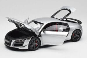 Audi R8 GT Type 42 Ice Ezüst Metallic Kyosho 1:18 09218IS Fém – 2. kép a 8-ből