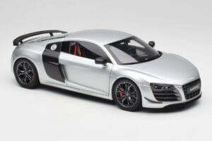 Audi R8 GT Type 42 Ice Ezüst Metallic Kyosho 1:18 09218IS Fém – 6. kép a 8-ből