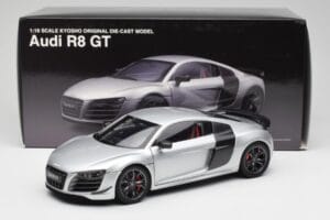 Audi R8 GT Type 42 Ice Ezüst Metallic Kyosho 1:18 09218IS Fém – 8. kép a 8-ből
