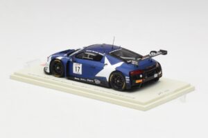 Audi R8 LMS GT3 #17 WRT M. Leonard / D. van der Linde / A. Riberas California 8 Hours 2018 Spark 1:43 US084 Gyanta – 3. kép a 4-ből