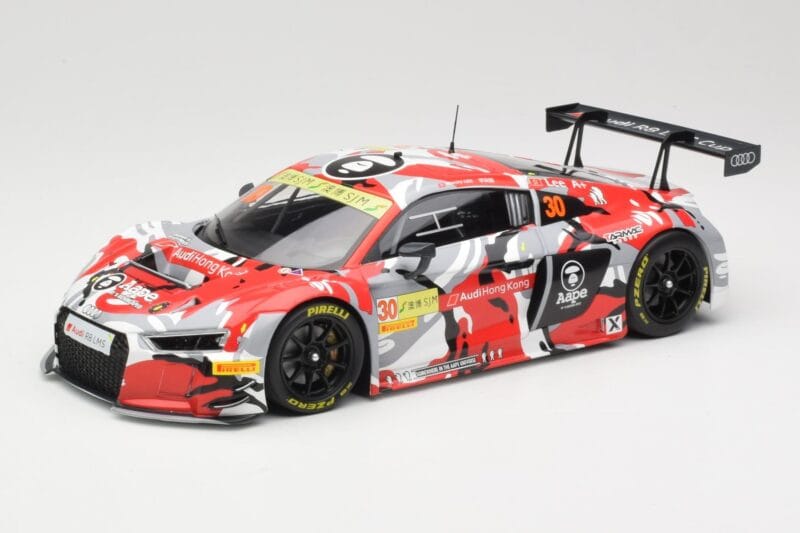 Audi R8 LMS #30 AAPE M. Lee FIA GT World Cup Macau 2015 Minichamps 1:18 155151130 Fém