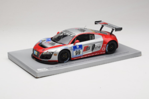 Audi R8 LMS #99 F. Biela / P. Kaffer / M. Fässler / M. Hennerici Phoenix Racing 24 Hours Nürburgring 2009 Spark 1:18 18S041 G – 2. kép a 6-ből