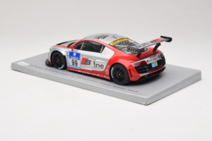 Audi R8 LMS #99 F. Biela / P. Kaffer / M. Fässler / M. Hennerici Phoenix Racing 24 Hours Nürburgring 2009 Spark 1:18 18S041 G – 5. kép a 6-ből