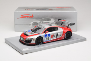 Audi R8 LMS #99 F. Biela / P. Kaffer / M. Fässler / M. Hennerici Phoenix Racing 24 Hours Nürburgring 2009 Spark 1:18 18S041 G – 6. kép a 6-ből