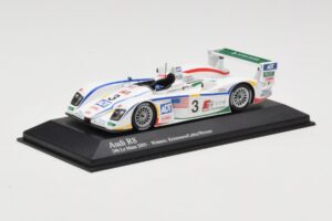 Audi R8 LMP1 #3 J. Lehto / M. Werner / T. Kristensen 24 Hours of Le Mans Winner 2005 Minichamps 1:43 400051303 Fém – 2. kép a 4-ből