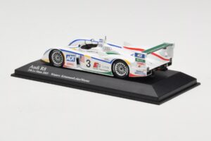 Audi R8 LMP1 #3 J. Lehto / M. Werner / T. Kristensen 24 Hours of Le Mans Winner 2005 Minichamps 1:43 400051303 Fém – 3. kép a 4-ből