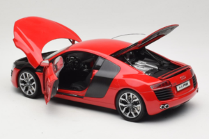 Audi R8 Piros Kyosho 1:18 09213R Fém – 5. kép a 8-ből
