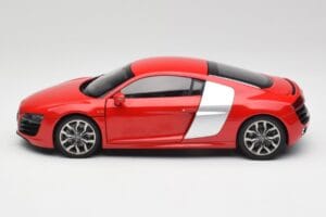 Audi R8 V10 Brilliant Piros Kyosho 1:18 09216RR Fém – 4. kép a 8-ből