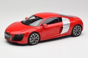 Audi R8 V10 Brilliant Piros Kyosho 1:18 09216RR Fém