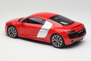 Audi R8 V10 Brilliant Piros Kyosho 1:18 09216RR Fém – 7. kép a 8-ből