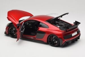 Audi R8 4S V10 Performance Piros Kengfai 1:18 VAKF-0356 Fém – 5. kép a 8-ből