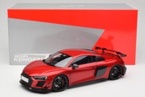 Audi R8 4S V10 Performance Piros Kengfai 1:18 VAKF-0356 Fém – 8. kép a 8-ből