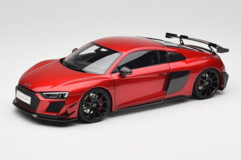 Audi R8 4S V10 Performance Piros Kengfai 1:18 VAKF-0356 Fém