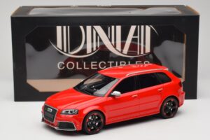 Audi RS3 8P Sportback Piros DNA 1:18 DNA000056 Gyanta – 6. kép a 6-ből