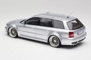 Audi RS4 B5 Avant Ezüst Custom Wheels Otto 1:18 OT521 Gyanta – 5. kép a 6-ből