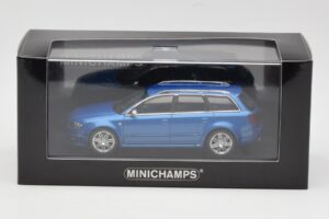 Audi RS4 B7 Avant Blue Metallic Minichamps 1:43 AUDI010 Fém – 4. kép a 4-ből