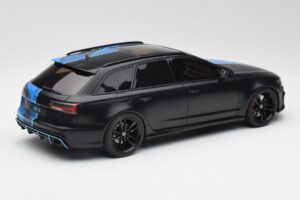 Audi RS6 C7 Avant GMK Kék & Fekete GT Spirit 1:18 GT799 Gyanta – 2. kép a 6-ből