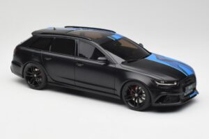 Audi RS6 C7 Avant GMK Kék & Fekete GT Spirit 1:18 GT799 Gyanta – 4. kép a 6-ből