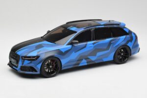 Audi RS6 C7 Avant GMK Kék & Fekete GT Spirit 1:18 GT799 Gyanta