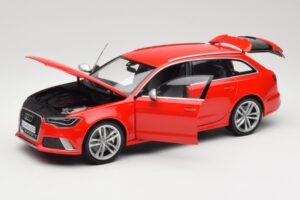 Audi RS6 C7 Avant Piros Minichamps 1:18 110012011 Fém – 2. kép a 8-ből