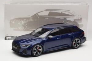 Audi RS6 C8 Avant Blue Metallic Minichamps 1:18 155018011 Fém – 6. kép a 6-ből