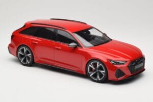Audi RS6 C8 Avant Red Metallic Minichamps 1:18 155018010 Fém – 4. kép a 6-ből
