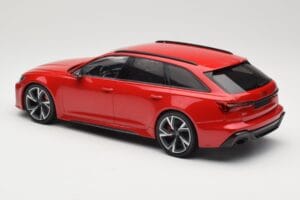 Audi RS6 C8 Avant Red Metallic Minichamps 1:18 155018010 Fém – 5. kép a 6-ből