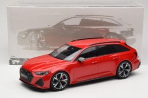 Audi RS6 C8 Avant Red Metallic Minichamps 1:18 155018010 Fém – 6. kép a 6-ből
