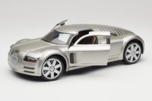 Audi Rosemeyer Ezüst Maisto 1:18 31625 Fém – 2. kép a 8-ből