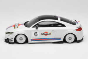 Audi TT ABT RS 8S Martini Szürke GT Spirit 1:18 GT152-C1 Gyanta – 3. kép a 6-ből
