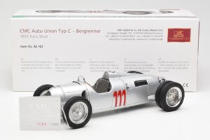 Auto Union Type C #111 H. Stuck Schauinsland Hillclimb Germany 1937 CMC 1:18 M-162 Fém – 6. kép a 6-ből