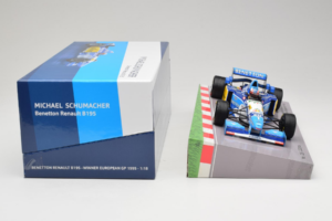 Benetton B195 Renault #1 M. Schumacher European GP Winner F1 World Champion 1995 Minichamps 1:18 513953201 Fém – 6. kép a 7-ből