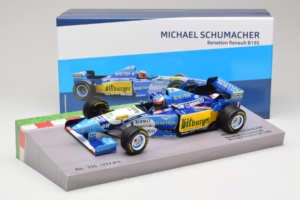 Benetton B195 Renault #1 M. Schumacher European GP Winner F1 World Champion 1995 Minichamps 1:18 513953201 Fém – 7. kép a 7-ből