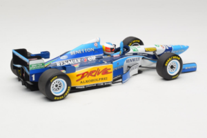 Benetton B195 Renault #1 M. Schumacher Benetton Formula French Grand Prix Winner 1995 Minichamps 1:18 100950001 Fém – 2. kép a 7-ből