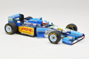 Benetton B195 Renault #1 M. Schumacher Benetton Formula French Grand Prix Winner 1995 Minichamps 1:18 100950001 Fém – 4. kép a 7-ből