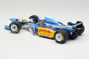 Benetton B195 Renault #1 M. Schumacher Benetton Formula French Grand Prix Winner 1995 Minichamps 1:18 100950001 Fém – 5. kép a 7-ből