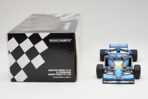 Benetton B195 Renault #1 M. Schumacher Benetton Formula French Grand Prix Winner 1995 Minichamps 1:18 100950001 Fém – 6. kép a 7-ből