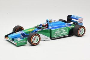 Benetton Ford B194 #5 M. Schumacher Demonstration Run Belgian GP 2017 Minichamps 1:18 510941705 Fém