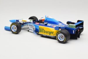 Benetton Renault B195 #1 M. Schumacher Winner Belgian GP 1995 Minichamps 1:18 510952901 Fém – 5. kép a 6-ből