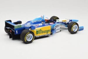 Benetton Renault B195 #1 M. Schumacher Winner German GP 1995 Minichamps 1:18 510952701 Fém – 2. kép a 6-ből